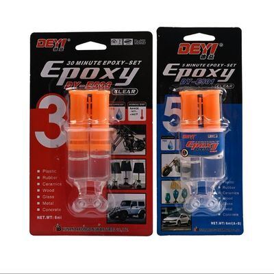 30 minuti Curing veloce Professionale Sistema di resina epossidica trasparente ad alta resistenza Colla impermeabile per tavolo e artigianato