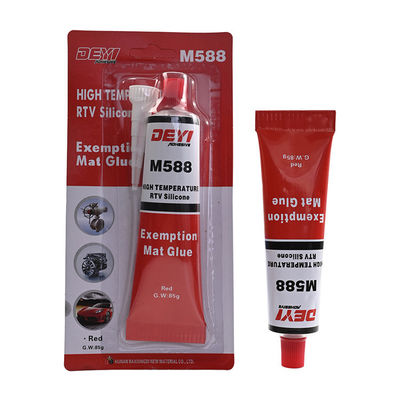 M588 Produttore di guarnizioni RTV neutre ad alta temperatura in rosso per sigillatura industriale