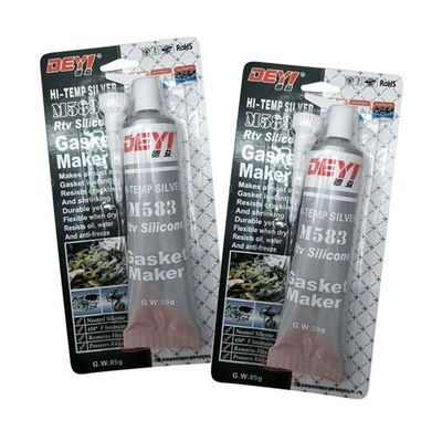 6g/Cm3 Resistenza alle alte temperature Grigio RTV Gasket Maker Silicone per riempimento dei vuoti