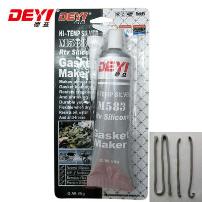 6g/Cm3 Resistenza alle alte temperature Grigio RTV Gasket Maker Silicone per riempimento dei vuoti