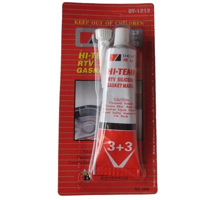 Classificazione del metro Altri adesivi M588 Rosso ad alta temperatura RTV Silicone adesivo sigillante