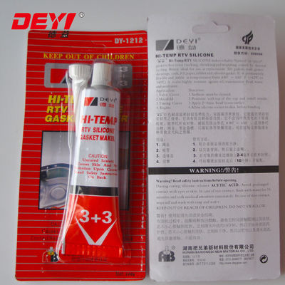 Classificazione del metro Altri adesivi M588 Rosso ad alta temperatura RTV Silicone adesivo sigillante