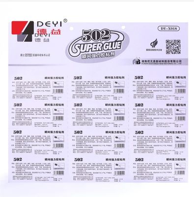 12pcs 3g 502 Super colla adesiva industriale resistente per varie superfici