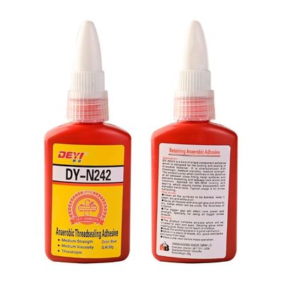 12 mesi Durazione di conservazione Metacrilato Forza media Valvola angolare Adesivo anaerobico Threadlocker Blu