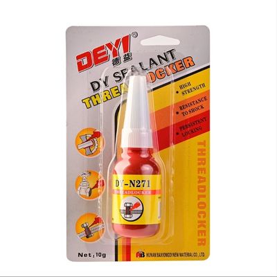 Colla liquida ad alta temperatura per tubi di bottiglie di colore rosso
