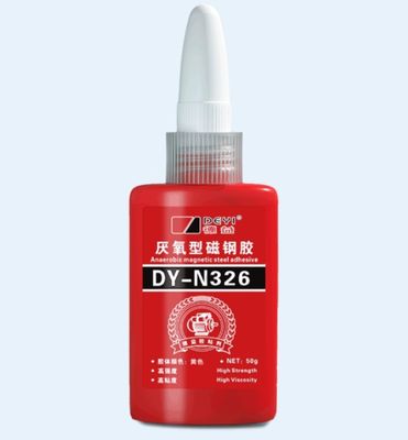 Colore giallo Acciaio magnetico anaerobico adesivo con legame forte