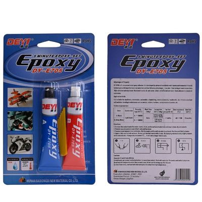 DY-E705 di curatura rapida 5 min Resina epossidica/Adesivo adesivo per metallo per le industrie