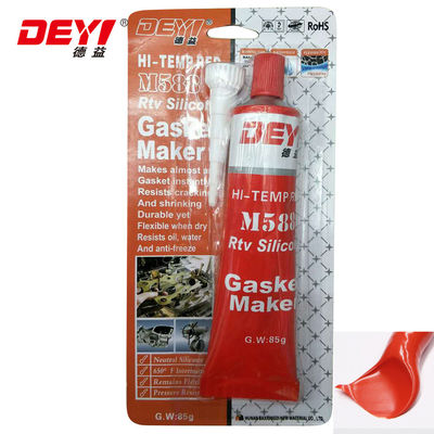 RTV tenuta in silicone ad alta temperatura per tenuta rossa