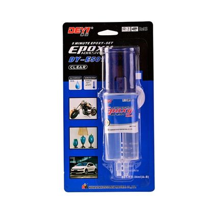 24 ml Spruzzo trasparente Adesivo Epossidico DDEYI Colla liquida a cura di 5 minuti con approvazione SGS