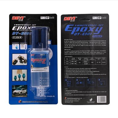 24 ml Spruzzo trasparente Adesivo Epossidico DDEYI Colla liquida a cura di 5 minuti con approvazione SGS