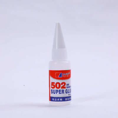 Soluzioni di adesione istantanea Clear 502 Super Glue ISO SGS ROHS MSDS Certified Adhesive