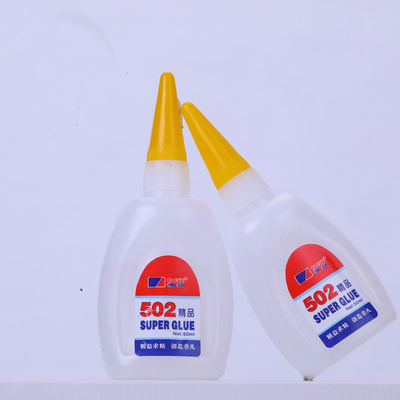 Soluzioni di adesione istantanea Clear 502 Super Glue ISO SGS ROHS MSDS Certified Adhesive