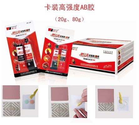 Adesivo acrilico modificato AB personalizzato per la lavorazione del legno resistente alle temperature da -30 a 120