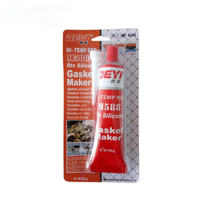 Red RTV Silicone Gasket Maker Sealant with 320℃ Temperature Resistance and Acetoxy Neutral Curing for Multi-Application