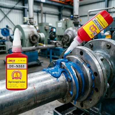 DEYI DY-N553 Adesivo anaerobico di qualità professionale - legami metallici, resistente alle vibrazioni, ideale per il fuoco e i tubi di approvvigionamento idrico