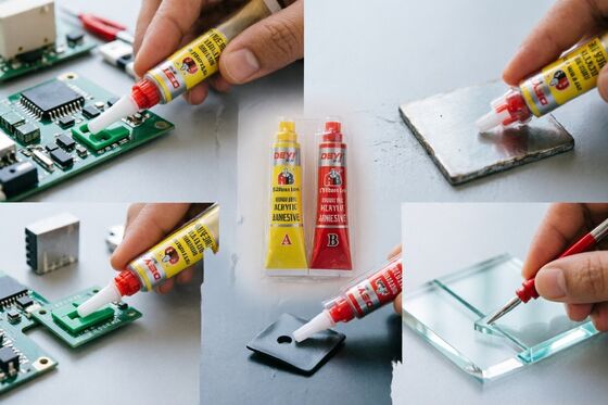 Adesivo Strutturale di Grado Industriale | DEYI DY-J37 Colla Acrilica AB da 5 Minuti per Incollaggio e Fissaggio