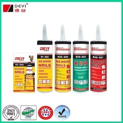 Colla Forte Anti-Muffa con Forte Adesione – Adesivo da Costruzione con Formula Liquida Senza Solventi