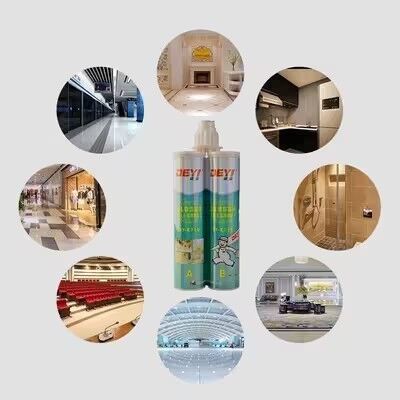 DEYI DY-E716 Malta epossidica per piastrelle ad alta resistenza | Formula bicomponente resistente allo sporco e facile da pulire per pavimenti e pareti