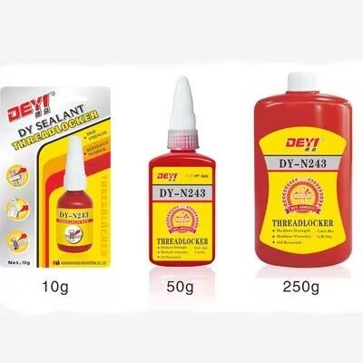 DEYI DY-N243 Threadlocker facile da smontare - Adesivo resistente alle alte temperature e all'olio per acciaio inossidabile e metalli inattivi