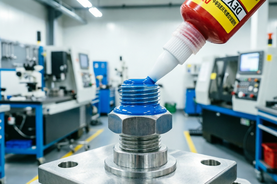 DEYI DY-N242 Threadlocker blu a resistenza media - Adesivo anaerobico per bloccaggio e sigillamento a vite M6-M36