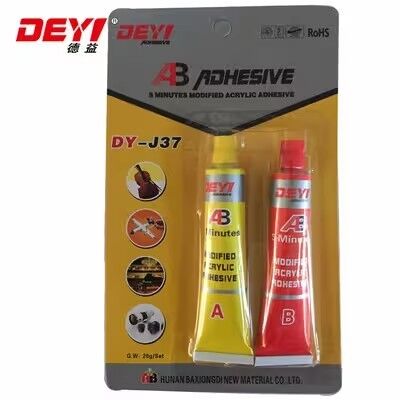 Colla acrilica AB modificata. Adesivo strutturale a fortificazione rapida per metallo industriale e produttore di legami in plastica.