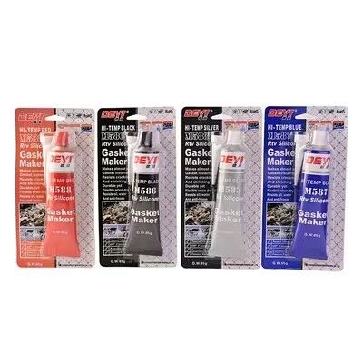 Sigillante adesivo in silicone RTV nero, sigillante per guarnizioni, alta temperatura, per attrezzature industriali