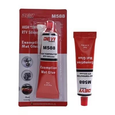 Adesivo sigillante resistente al calore M588 per guarnizioni in silicone RTV neutro rosso per incollaggio di metalli