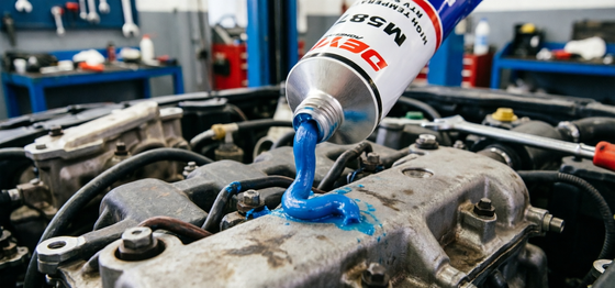 DY-M587 Neutrale RTV Silicone Gasket Maker Adesivo di tensione elevata per flange automobilistico