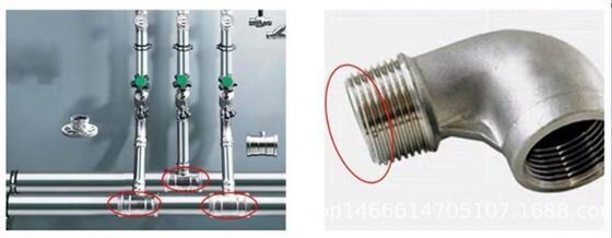 Nastro sigillante per filettature in PTFE Impermeabile ad alta temperatura Sigillante per tubi in metallo