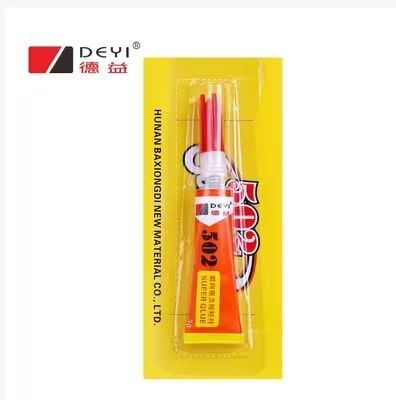 Asciugatura rapida Rossa Blu 502 Super Colla Forte Collegamento Instant Adesivo Hardware Riparazione Colla